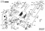 Bosch 3 600 H82 0B0 ROTAK 34 (ERGOFLEX) Lawnmower Spare Parts